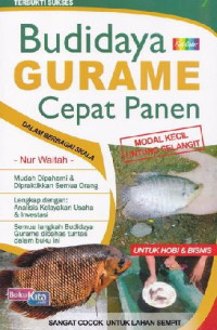 Image of BUDIDAYA GURAME CEPAT PANEN DALAM BERBAGAI SKALA