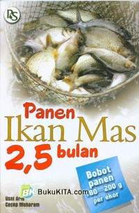 PANEN IKAN MAS 2,5 BULAN