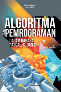 ALGORITMA DAN PEMROGRAMAN DALAM BAHASA PASCAL, C, DAN C++