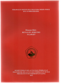 Image of PERAWATAN SISTEM PELUMAS PADA MESIN INDUK KM. SUMBER REZEKI