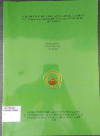 Image of ANALISIS KELAYAKAN USAHA OLAHAN NUGGET IKAN NILA (ORECHOROMIS NILOTICUS) DI CV. SAKANA INDO PRIMA JAWA BARAT