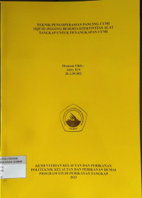 Image of TEKNIK PENGOPERASIAN PANCING CUMI (SQUID JIGGING) BESERTA EFEKTIVITAS ALAT TANGKAP UNTUK PENANGKAPAN CUMI