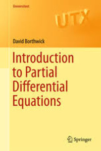 INTRODUCTION TO PARTIAL DIFFERENTIAL EQUATIONS
