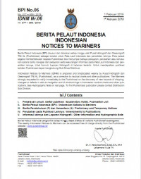 Image of BERITA PELAUT INDONESIA: Indonesian Notices to Mariners No. 06-10