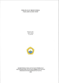 Image of PERAWATAN MESIN INDUK PADA KM LUCKY STEP