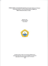 PERBANDINGAN KONSTRUKSI PUKAT RAPAT DENGAN PUKAT TONGKOL DI PT. LAUTAN EMAS KOTA SIBOLGA PROVINSI SUMATERA UTARA